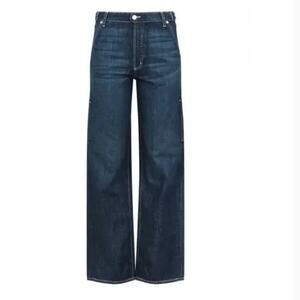 NWT Daily Blue Utility Wide Leg Dark Blue Denim Pant in Zephyr Size 28